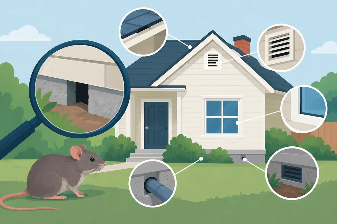 How to Find Mouse Entry Points in Your Home
